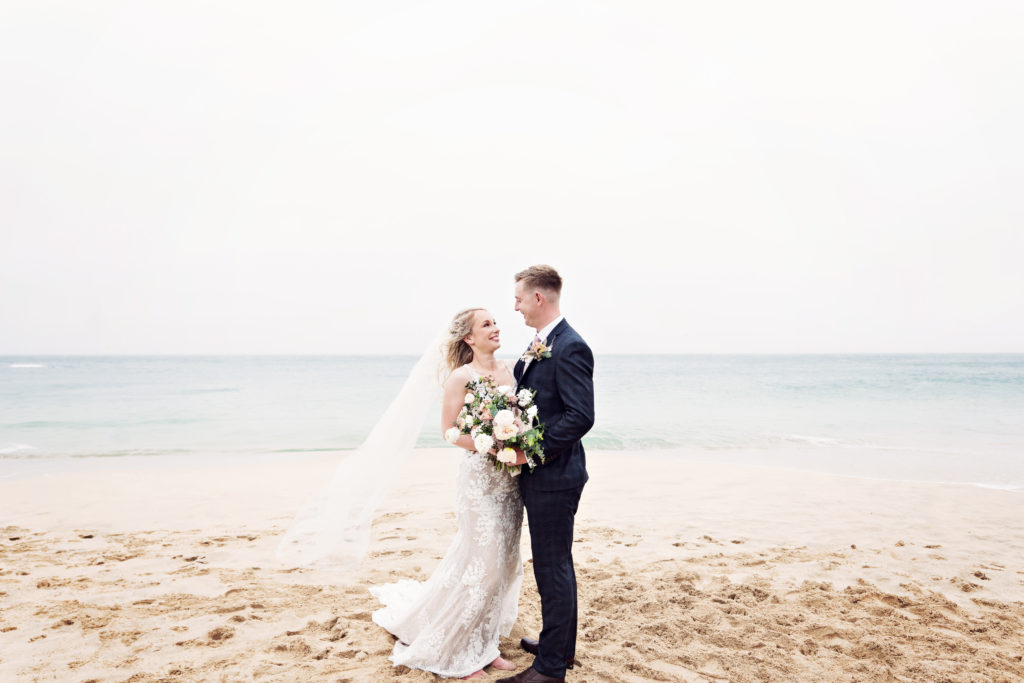Wedding Photography of a Wedding on the beach in St.Ives